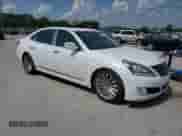 2015 Hyundai Equus Signature with VIN KMHGH4JH6FU095812, listed as a Copart auction lot 62262895 with 101,763 mi miles and Salvage title. Bid and sale history available at DreamBid. Image 4.