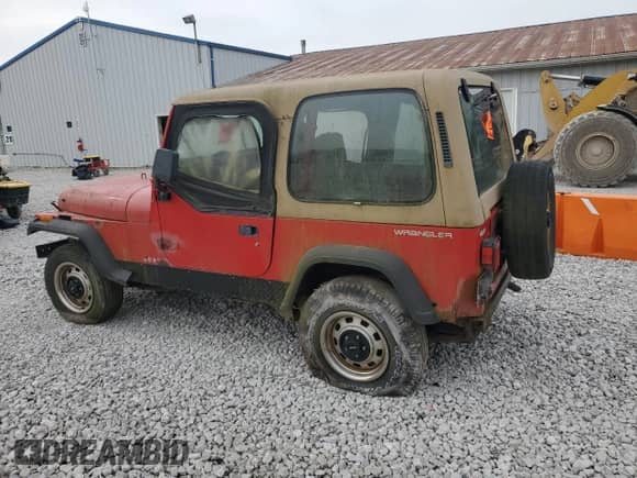 1993 Jeep Wrangler S z VIN 1J4FY19PXPP264847, wystawiony jako Copart lot #59141745 z przebiegiem 179 154 mil mil oraz Czysty tytuł • Clean title. Historia ofert i sprzedaży dostępna na DreamBid. Obrazek 2.