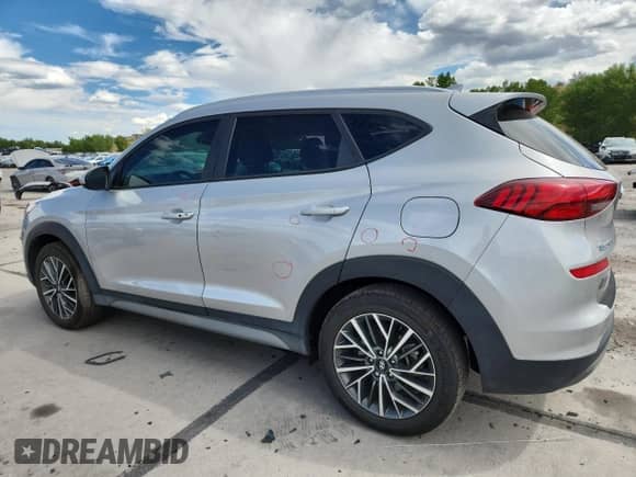 2021 Hyundai Tucson SEL with VIN KM8J3CAL9MU346340, listed as a Copart auction lot 80075775 with 52,830 mi miles and Salvage title. Bid and sale history available at DreamBid. Image 2.