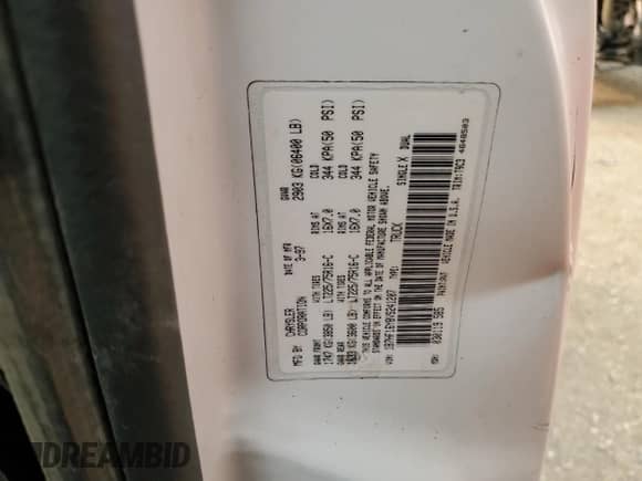 1997 Dodge 1500 with VIN 1B7HF16Y8VS241207, listed as a Copart auction lot 67787454 with 128,615 mi miles and Salvage title. Bid and sale history available at DreamBid. Image 12.