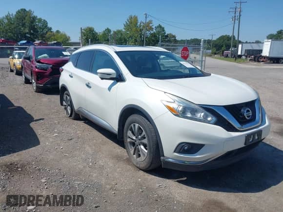 2017 Nissan Murano Platinum with VIN 5N1AZ2MH3HN123999, listed as a IAAI auction lot 43137857 with 61,804 mi miles and . Bid and sale history available at DreamBid. Image 1.