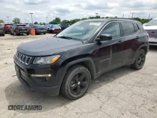 2021 Jeep Compass Altitude with VIN 3C4NJDBB4MT599583, listed as a Copart auction lot 65628105 with 75,270 mi miles and Salvage title. Bid and sale history available at DreamBid. Image 1.
