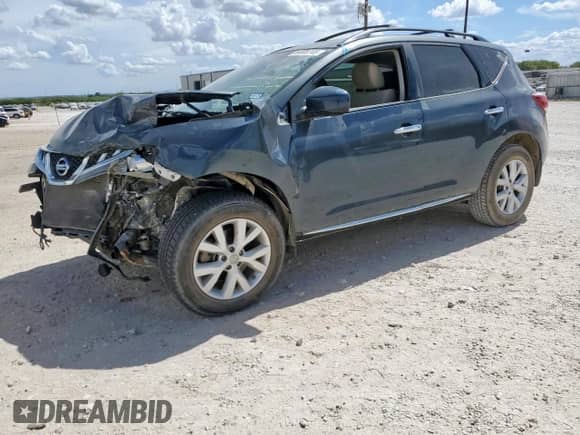 2014 Nissan Murano S with VIN JN8AZ1MU7EW409361, listed as a Copart auction lot 69308745 with Not provided miles and Salvage title. Bid and sale history available at DreamBid. Image 1.