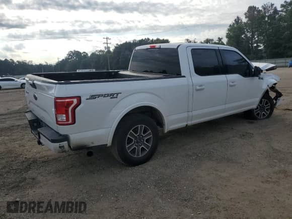 2017 Ford F-150 XL with VIN 1FTFW1EFXHFA77186, listed as a Copart auction lot 71215975 with Not provided miles and Salvage title. Bid and sale history available at DreamBid. Image 3.