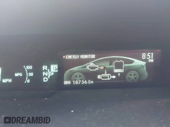 2012 Toyota Prius Four with VIN JTDKN3DU3C5473116, listed as a IAAI auction lot 43384621 with 187,365 mi miles and . Bid and sale history available at DreamBid. Image 16.