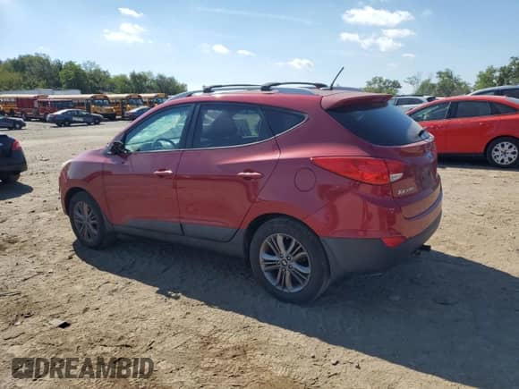 2015 Hyundai Tucson SE z VIN KM8JU3AG5FU010171, wystawiony jako Copart lot #69852325 z przebiegiem 61 024 mil mil oraz Szkoda całkowita • Salvage title. Historia ofert i sprzedaży dostępna na DreamBid. Obrazek 2.