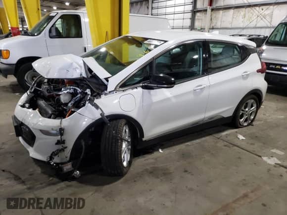 2017 Chevrolet Bolt EV LT z VIN 1G1FW6S03H4148746, wystawiony jako Copart lot #66823353 z przebiegiem Nie podano mil oraz . Historia ofert i sprzedaży dostępna na DreamBid. Obrazek 1.