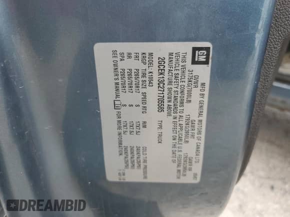 2007 Chevrolet Silverado 1500 LS с VIN 2GCEK13C271705585, выставлен на аукционе Copart как лот 57835875 с пробегом 369 854 миль миль и Чистый • Clean title. История ставок и продаж доступна на DreamBid. Изображение 12.