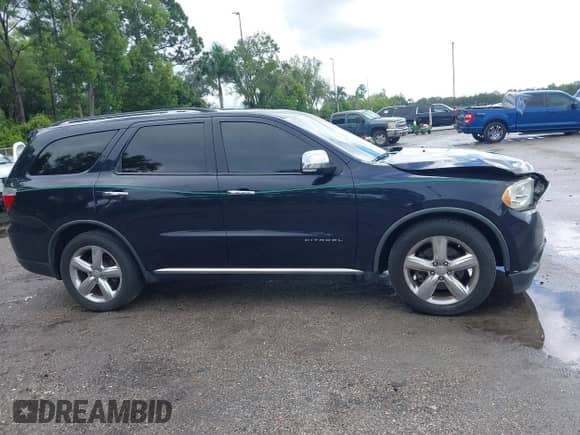 2011 Dodge Durango Citadel with VIN 1D4SD5GT5BC592431, listed as a IAAI auction lot 43409542 with 162,145 mi miles and . Bid and sale history available at DreamBid. Image 13.