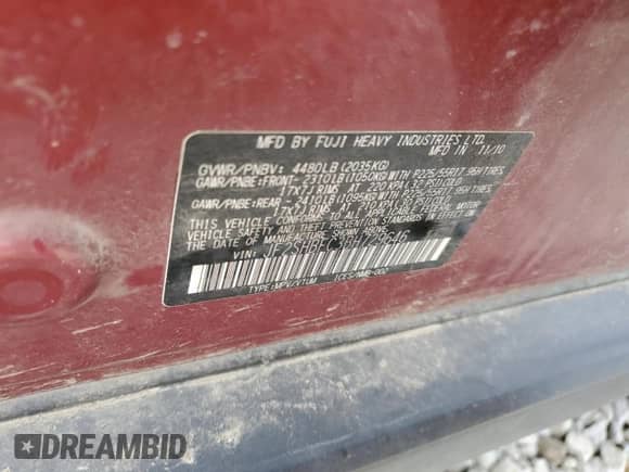 2011 Subaru Forester X Limited z VIN JF2SHBFC3BH729646, wystawiony jako Copart lot #50191115 z przebiegiem 113 777 mil mil oraz Szkoda całkowita • Salvage title. Historia ofert i sprzedaży dostępna na DreamBid. Obrazek 13.