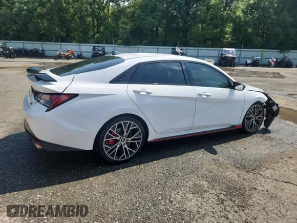 2023 Hyundai Elantra с VIN KMHLW4AK5PU016793, выставлен на аукционе Copart как лот 70826155 с пробегом 22 506 миль миль и Списание • Salvage title. История ставок и продаж доступна на DreamBid. Изображение 3.