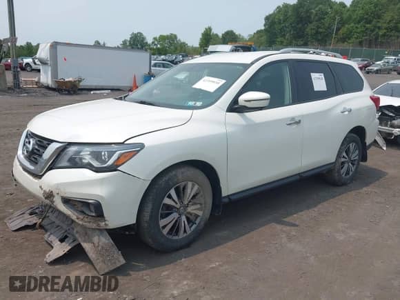 2019 Nissan Pathfinder SV with VIN 5N1DR2MM5KC615110, listed as a IAAI auction lot 42399030 with 129,844 mi miles and . Bid and sale history available at DreamBid. Image 2.