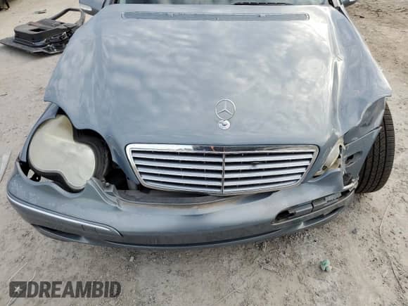 2004 Mercedes-Benz C 240 with VIN WDBRH61J44F512646, listed as a Copart auction lot 88919695 with Not provided miles and Salvage title. Bid and sale history available at DreamBid. Image 12.