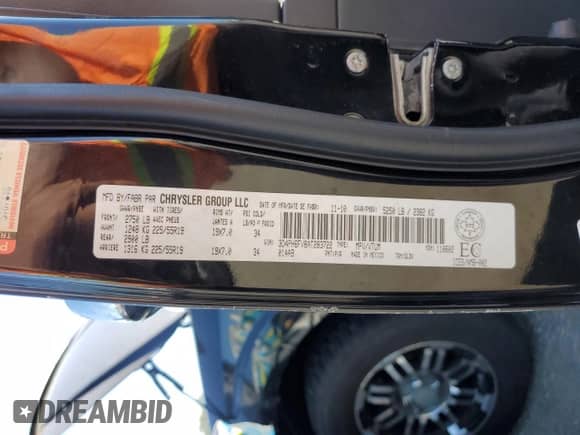 2010 Dodge Journey R/T with VIN 3D4PH6FV8AT283722, listed as a Copart auction lot 78925424 with 117,656 mi miles and Salvage title. Bid and sale history available at DreamBid. Image 15.