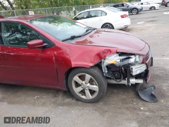 2015 Dodge Dart SXT with VIN 1C3CDFBB5FD278997, listed as a IAAI auction lot 43289715 with 76,252 mi miles and . Bid and sale history available at DreamBid. Image 6.