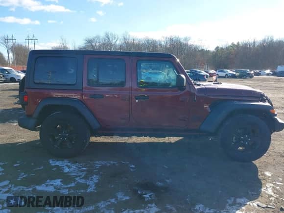 2021 Jeep Wrangler Unlimited Willys с VIN 1C4HJXDN3MW729076, выставлен на аукционе IAAI как лот 41249834 с пробегом 58 999 миль миль и . История ставок и продаж доступна на DreamBid. Изображение 13.