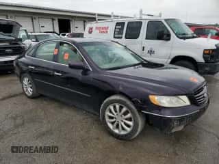 2007 Hyundai Azera SE with VIN KMHFC46F27A200074, listed as a Copart auction lot 55945864 with Not provided miles and Non repairable. Bid and sale history available at DreamBid. Image 4.