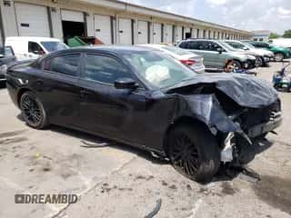 2017 Dodge Charger SXT with VIN 2C3CDXHG3HH549294, listed as a Copart auction lot 63497805 with 123,940 mi miles and Salvage title. Bid and sale history available at DreamBid. Image 4.