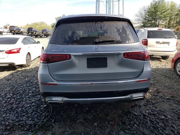 2022 Mercedes-Benz GLS with VIN 4JGFF8HB5NA773363, listed as a Copart auction lot 48317273 with 1,260 mi miles and Salvage title. Bid and sale history available at DreamBid. Image 6.