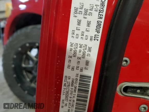 2010 Dodge 1500 Sport с VIN 1D7RV1CT8AS260257, выставлен на аукционе Copart как лот 45371885 с пробегом 146 810 миль миль и Списание • Salvage title. История ставок и продаж доступна на DreamBid. Изображение 12.