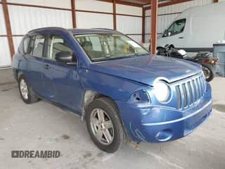 2007 Jeep Compass Sport with VIN 1J8FT47W67D181247, listed as a IAAI auction lot 43101895 with 192,587 mi miles and . Bid and sale history available at DreamBid. Image 1.