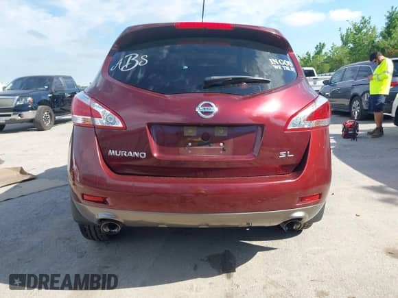 2012 Nissan Murano S with VIN JN8AZ1MU5CW119309, listed as a IAAI auction lot 42357696 with 40,827 mi miles and . Bid and sale history available at DreamBid. Image 16.