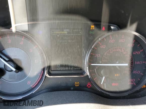 2016 Subaru WRX with VIN JF1VA1B61G9804071, listed as a Copart auction lot 80738355 with 95,812 mi miles and Clean title. Bid and sale history available at DreamBid. Image 9.