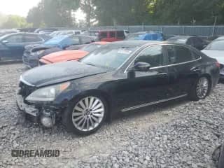 2015 Hyundai Equus Signature с VIN KMHGH4JH7FU094409, выставлен на аукционе Copart как лот 62137655 с пробегом 111 055 миль миль и Чистый • Clean title. История ставок и продаж доступна на DreamBid. Изображение 1.