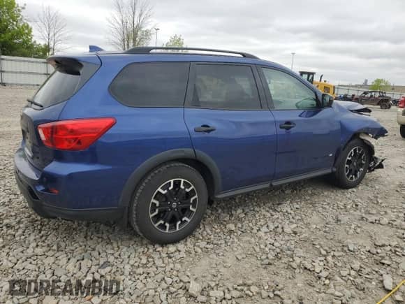 2020 Nissan Pathfinder SV with VIN 5N1DR2BM3LC614123, listed as a Copart auction lot 57555195 with 78,464 mi miles and Non repairable. Bid and sale history available at DreamBid. Image 3.