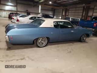 1970 Chevrolet Impala с VIN 164470J259266, выставлен на аукционе Copart как лот 67482764 с пробегом 48 396 миль миль и Списание • Salvage title. История ставок и продаж доступна на DreamBid. Изображение 3.