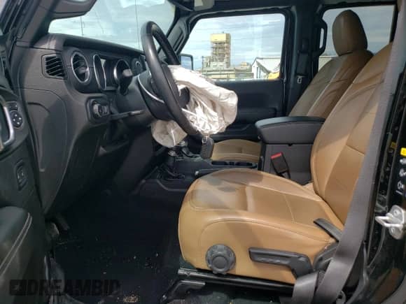 2022 Jeep Wrangler Unlimited Sahara z VIN 1C4HJXEG3NW248021, wystawiony jako Copart lot #47555775 z przebiegiem 31 479 mil mil oraz Szkoda całkowita • Salvage title. Historia ofert i sprzedaży dostępna na DreamBid. Obrazek 7.