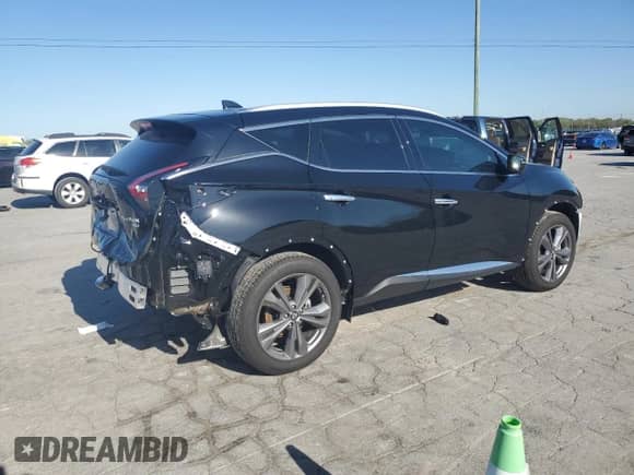 2024 Nissan Murano Platinum with VIN 5N1AZ2DS8RC117897, listed as a Copart auction lot 52198185 with 2,449 mi miles and Clean title. Bid and sale history available at DreamBid. Image 3.