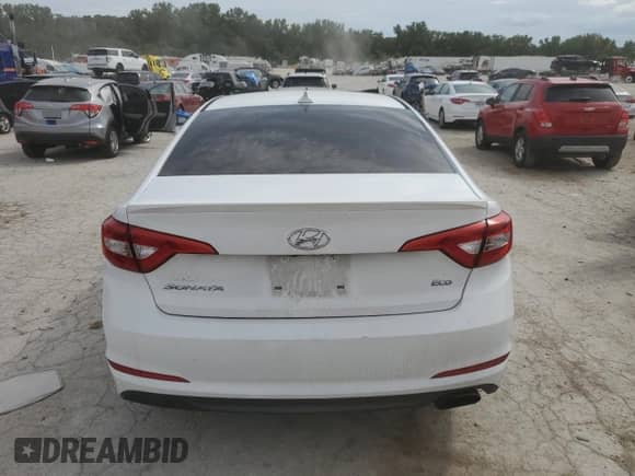 2015 Hyundai Sonata Eco with VIN 5NPE24AA3FH133345, listed as a Copart auction lot 70727765 with 122,188 mi miles and Salvage title. Bid and sale history available at DreamBid. Image 6.