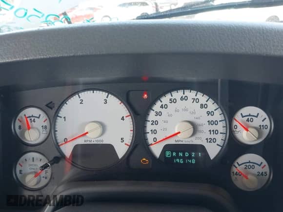 2007 Dodge 2500 SLT with VIN 1D7KS28C07J569504, listed as a IAAI auction lot 43196181 with 196,148 mi miles and . Bid and sale history available at DreamBid. Image 7.