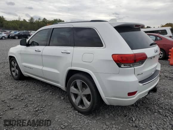 2015 Jeep Grand Cherokee Overland with VIN 1C4RJFCG8FC639010, listed as a Copart auction lot 84939425 with Not provided miles and Salvage title. Bid and sale history available at DreamBid. Image 2.