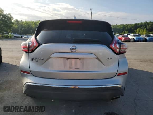 2017 Nissan Murano S with VIN 5N1AZ2MHXHN121408, listed as a Copart auction lot 68331255 with 157,732 mi miles and Salvage title. Bid and sale history available at DreamBid. Image 6.