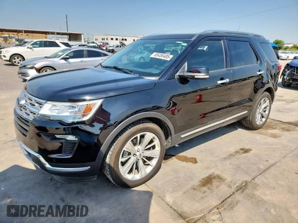 2018 Ford Explorer Limited z VIN 1FM5K7F87JGB66543, wystawiony jako Copart lot #69456485 z przebiegiem 84 956 mil mil oraz Szkoda całkowita • Salvage title. Historia ofert i sprzedaży dostępna na DreamBid. Obrazek 1.