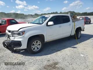 2021 Chevrolet Colorado 2WD LT z VIN 1GCGSCEN3M1143636, wystawiony jako Copart lot #70524845 z przebiegiem 97 413 mil mil oraz Szkoda całkowita • Salvage title. Historia ofert i sprzedaży dostępna na DreamBid. Obrazek 1.