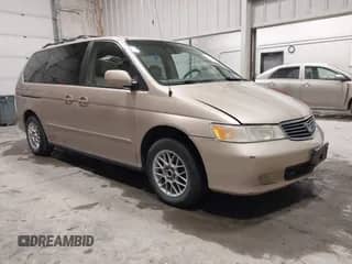 2001 Honda Odyssey EX with VIN 2HKRL18681H622587, listed as a IAAI auction lot 43534973 with 148,090 mi miles and . Bid and sale history available at DreamBid. Image 1.