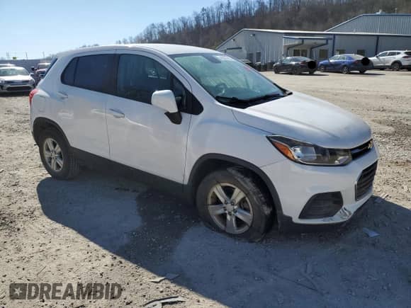 2017 Chevrolet Trax LS with VIN 3GNCJNSB8HL237606, listed as a Copart auction lot 46225945 with Not provided miles and Salvage title. Bid and sale history available at DreamBid. Image 4.