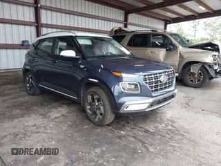 2020 Hyundai Venue SEL with VIN KMHRC8A36LU021630, listed as a IAAI auction lot 42945400 with 10,417 mi miles and . Bid and sale history available at DreamBid. Image 1.