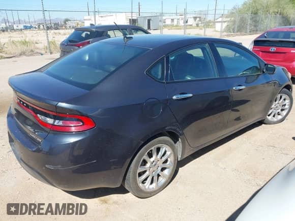 2013 Dodge Dart Limited with VIN 1C3CDFCA8DD176709, listed as a IAAI auction lot 43326533 with 122,171 mi miles and . Bid and sale history available at DreamBid. Image 4.