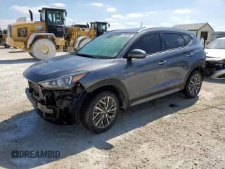 2019 Hyundai Tucson Night Edition z VIN KM8J33AL7KU942298, wystawiony jako Copart lot #41961063 z przebiegiem 40 477 mil mil oraz . Historia ofert i sprzedaży dostępna na DreamBid. Obrazek 1.