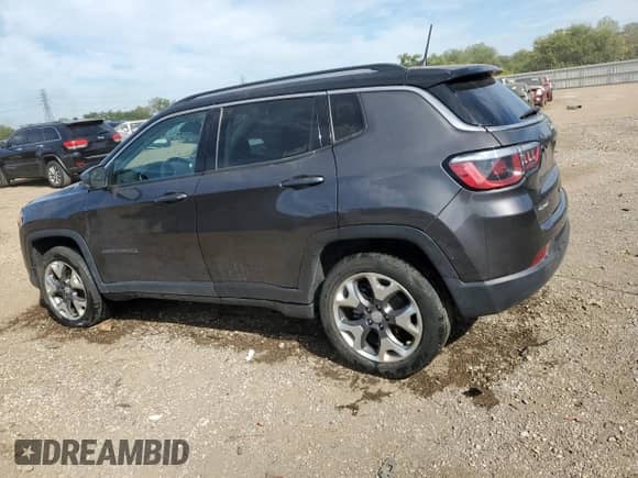 2020 Jeep Compass Limited с VIN 3C4NJDCBXLT160496, выставлен на аукционе Copart как лот 85131945 с пробегом 46 869 миль миль и Списание • Salvage title. История ставок и продаж доступна на DreamBid. Изображение 2.