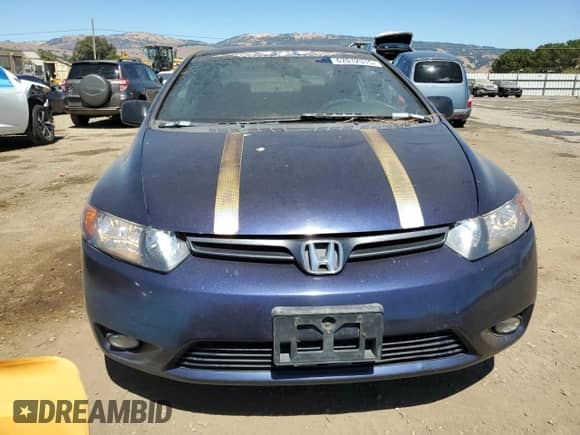 2006 Honda Civic with VIN 2HGFG11276H536851, listed as a Copart auction lot 67012315 with 135,318 mi miles and Salvage title. Bid and sale history available at DreamBid. Image 5.