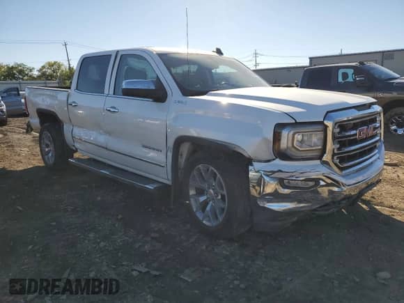 2017 GMC Sierra 1500 SLT with VIN 3GTU2NEC4HG155458, listed as a Copart auction lot 85938935 with 102,496 mi miles and Salvage title. Bid and sale history available at DreamBid. Image 4.