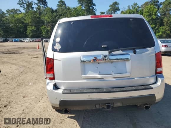 2009 Honda Pilot Touring with VIN 5FNYF38809B002505, listed as a Copart auction lot 61857065 with Not provided miles and Salvage title. Bid and sale history available at DreamBid. Image 6.
