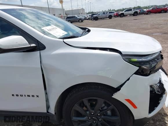 2023 Chevrolet Equinox RS с VIN 3GNAXMEG8PL104267, выставлен на аукционе IAAI как лот 42515534 с пробегом 51 501 миль миль и . История ставок и продаж доступна на DreamBid. Изображение 18.