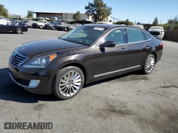 2015 Hyundai Equus Ultimate с VIN KMHGH4JHXFU092167, выставлен на аукционе Copart как лот 70854144 с пробегом 68 760 миль миль и Списание • Salvage title. История ставок и продаж доступна на DreamBid. Изображение 1.