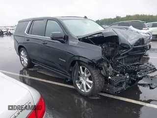 2021 Chevrolet Tahoe High Country with VIN 1GNSKTKL2MR155301, listed as a IAAI auction lot 43317582 with 90,141 mi miles and . Bid and sale history available at DreamBid. Image 1.